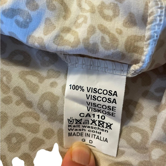 Lolly Animal Print Long Sleeve Blouse. - Picture 7 of 12